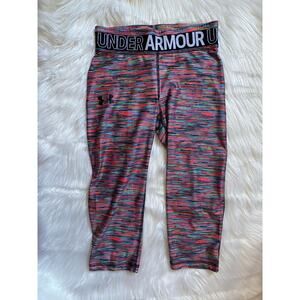 Under Armour Girls Size Medium Multicolored Leggings
